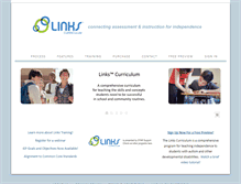 Tablet Screenshot of linkscurriculum.com